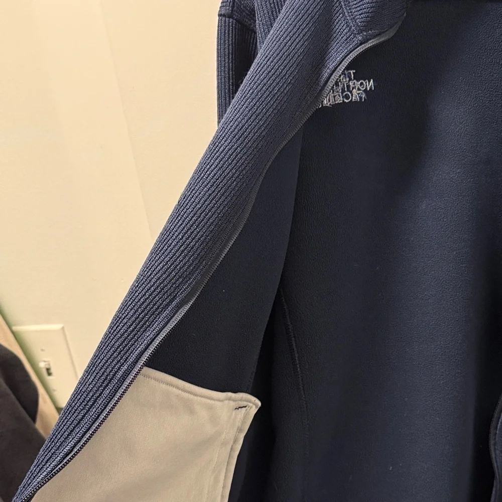 The North Face Krestwood Men's Dark Blue Full-Zip Performance Jacket